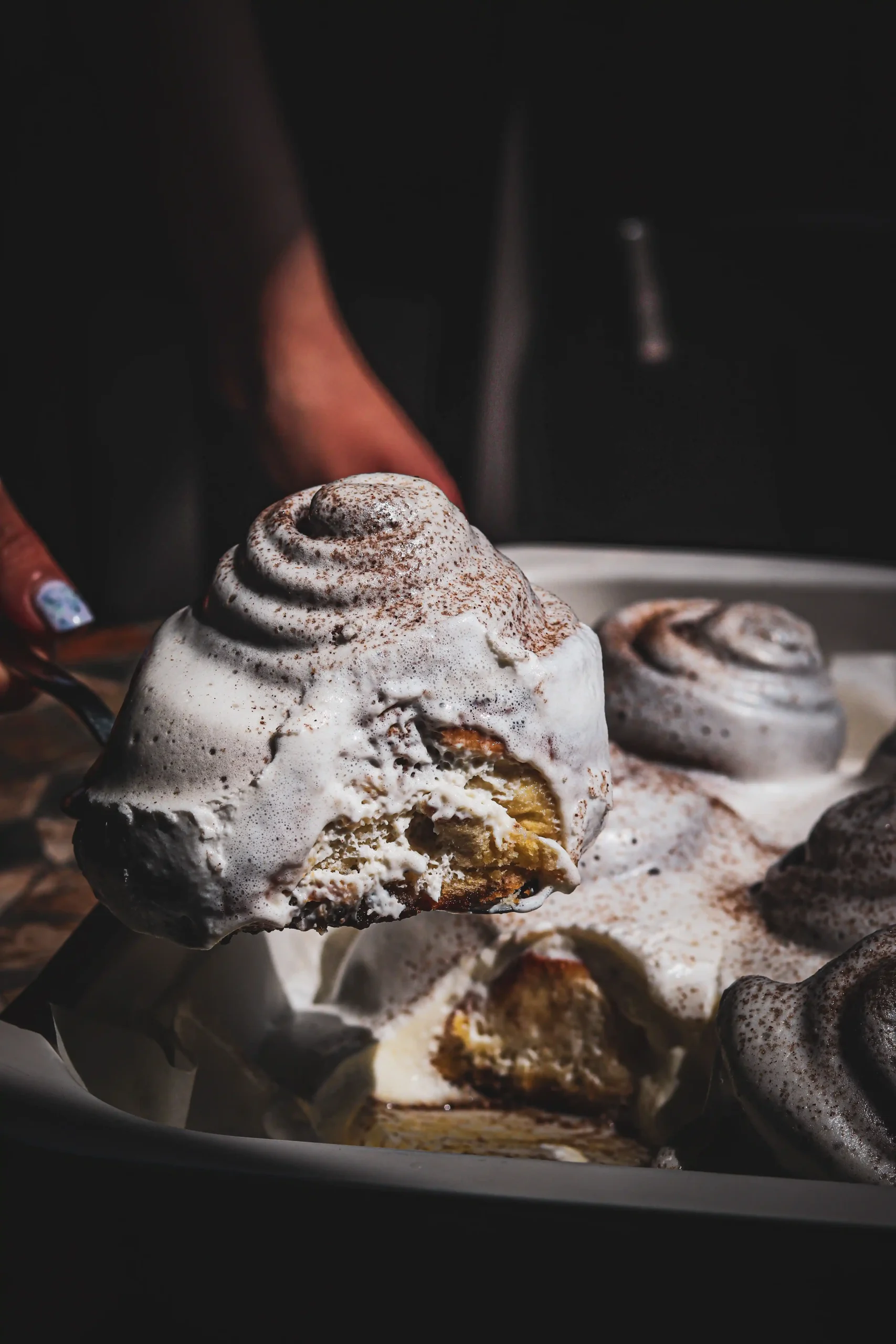 Homemade Cinnamon Rolls with Cream Cheese Frosting