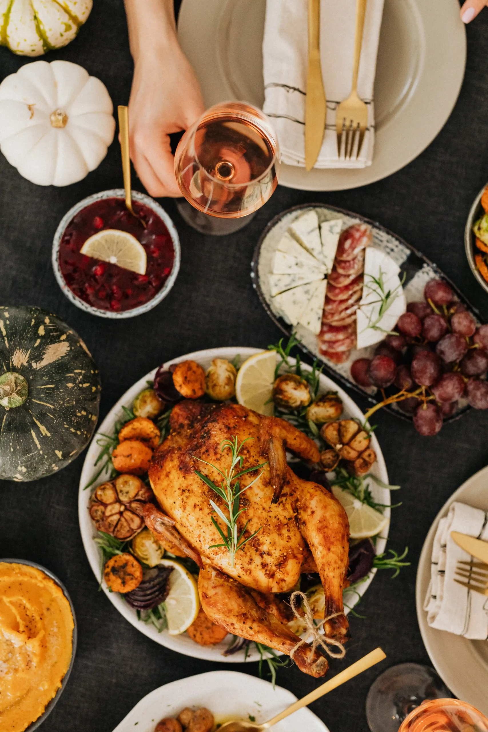 One-Pan Autumn Harvest Chicken with Apples, Sweet Potatoes, and Herbs